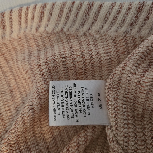 NWT Grace + Karma Ribbed Knit V-Neck Top 1X Neutral Boho Minimalist - Picture 6 of 11